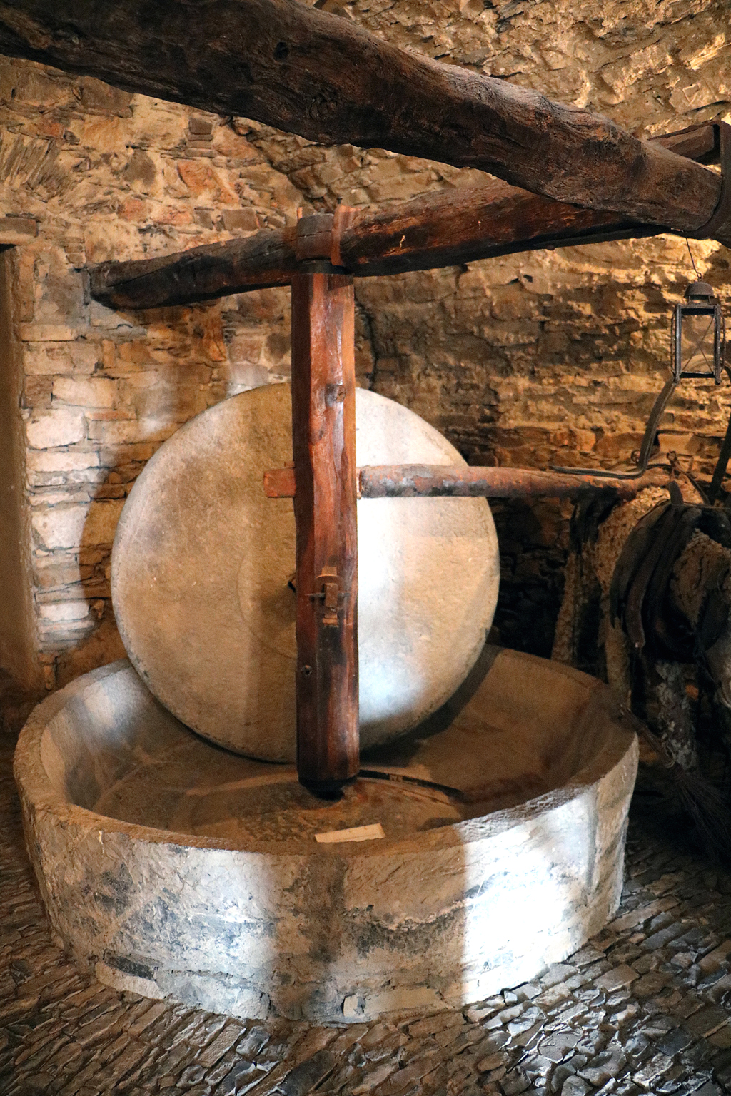 The ancient olive oil production is on display in The Etnographic Section